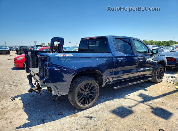 1GCUYEED6MZ152238 2021 CHEVROLET SILVERADO Blue Tył prawy