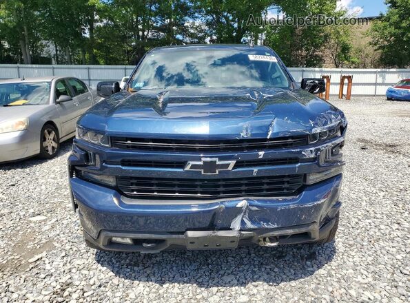 1GCUYEED7KZ247274 2019 CHEVROLET SILVERADO Blue წინა ხედი