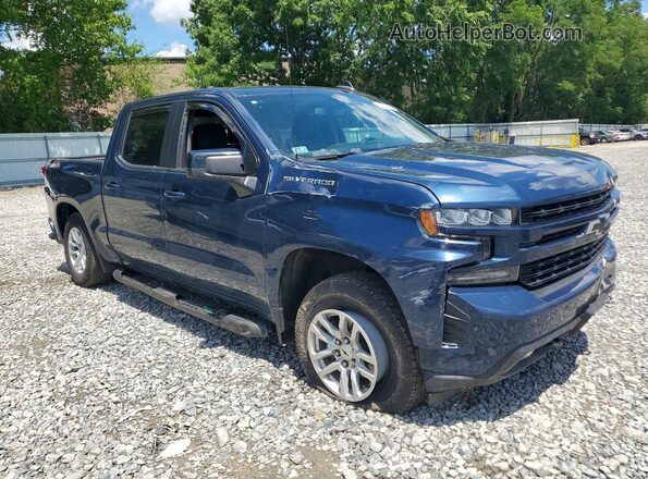 1GCUYEED7KZ247274 2019 CHEVROLET SILVERADO Blue წინა მარჯვენა
