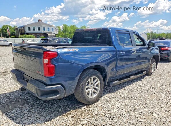 1GCUYEED7KZ247274 2019 CHEVROLET SILVERADO Blue უკანა მარჯვენა