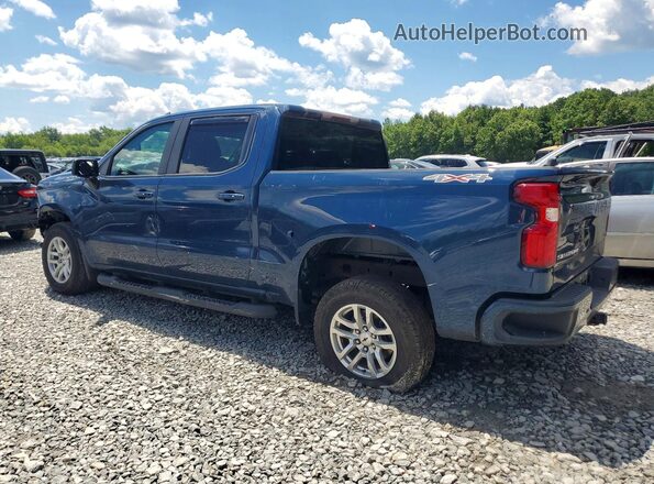 1GCUYEED7KZ247274 2019 CHEVROLET SILVERADO Blue უკანა მარცხენა