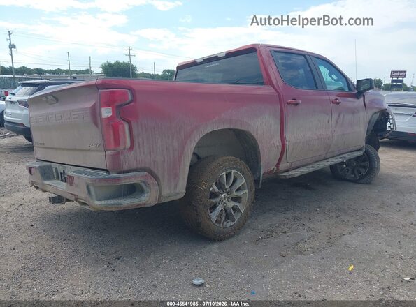 1GCUYEED7MZ180064 2021 CHEVROLET SILVERADO Red უკანა მარჯვენა