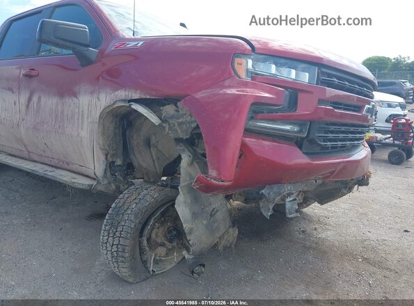 1GCUYEED7MZ180064 2021 CHEVROLET SILVERADO Red წინა ხედი