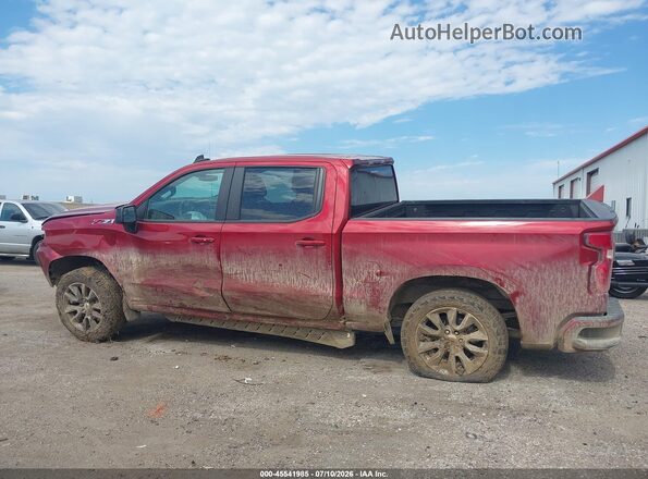 1GCUYEED7MZ180064 2021 CHEVROLET SILVERADO Red უკანა სალონის ხედი
