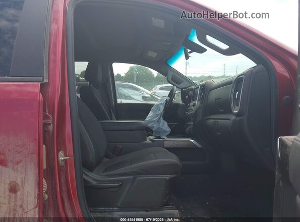 1GCUYEED7MZ180064 2021 CHEVROLET SILVERADO Red წინა სალონის ხედი