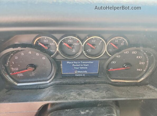 1GCUYEED8LZ112970 2020 CHEVROLET SILVERADO Серый Вид щитка приборов