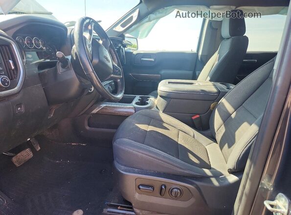 1GCUYEED8LZ112970 2020 CHEVROLET SILVERADO Серый Вид салона спереди