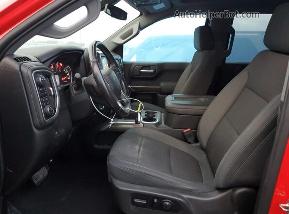 1GCUYEED9KZ118811 2019 CHEVROLET SILVERADO Red Widok wnętrza z przodu