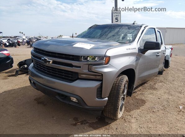 1GCUYEED9KZ316367 2019 CHEVROLET SILVERADO Gray Vista tres cuartos delantera izquierda