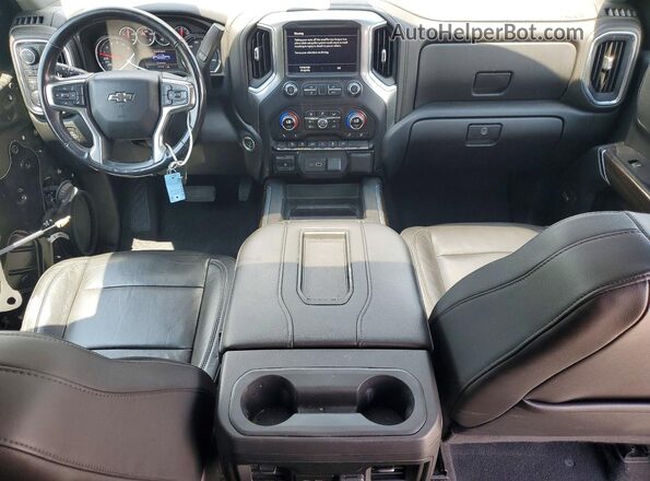 1GCUYEED9LZ190075 2020 CHEVROLET SILVERADO Black Вид панелі приладів