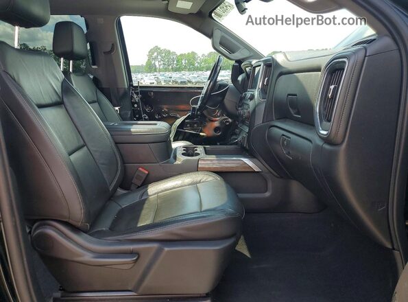 1GCUYEED9LZ190075 2020 CHEVROLET SILVERADO Black Вид салону спереду