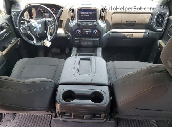 1GCUYEED9MZ413104 2021 CHEVROLET SILVERADO Black Widok deski rozdzielczej