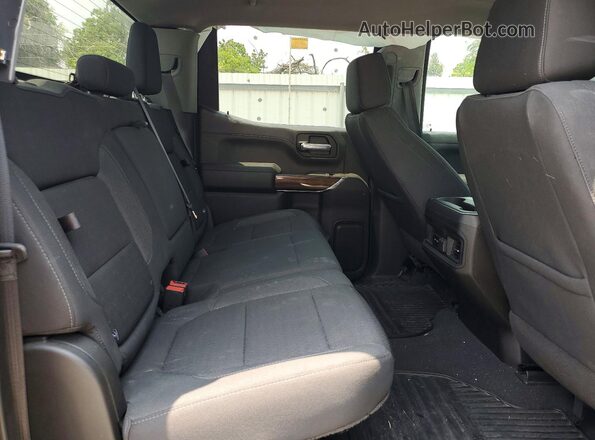 1GCUYEED9MZ413104 2021 CHEVROLET SILVERADO Black Widok tylnych siedzeń