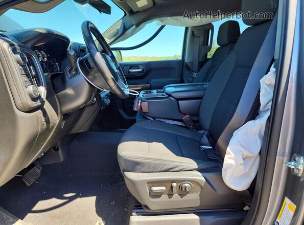 1GCUYEED9MZ447415 2021 CHEVROLET SILVERADO Silver Front interior view
