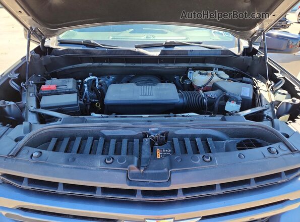 1GCUYEED9MZ447415 2021 CHEVROLET SILVERADO Silver Rear interior view