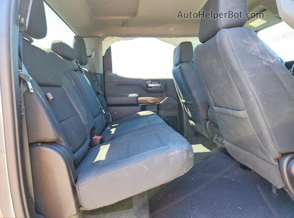 1GCUYEED9MZ447415 2021 CHEVROLET SILVERADO Silver Rear seats view