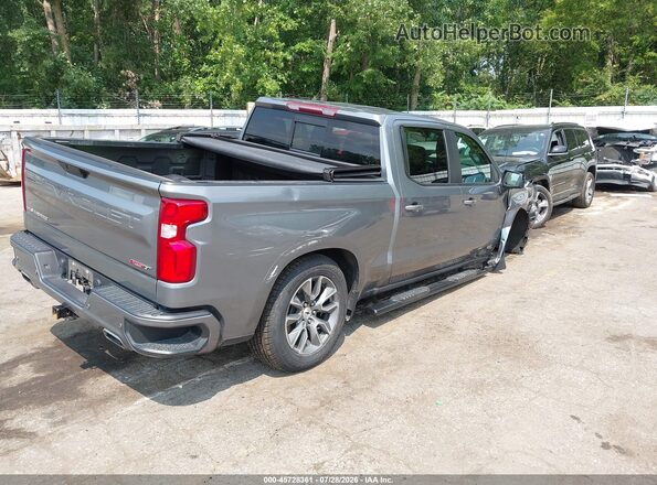 1GCUYEEDXMZ230519 2021 CHEVROLET SILVERADO Silver Rear right