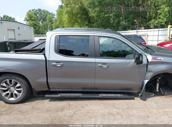 1GCUYEEDXMZ230519 2021 CHEVROLET SILVERADO Silver Rear interior view