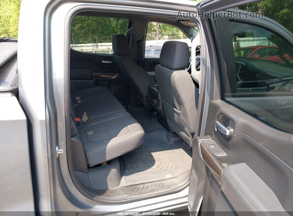 1GCUYEEDXMZ230519 2021 CHEVROLET SILVERADO Silver VIN sticker view