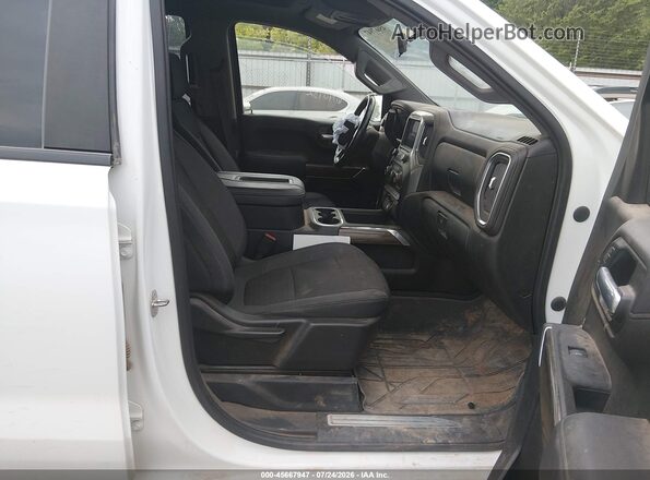 1GCUYEEDXMZ239317 2021 CHEVROLET SILVERADO White Вид салону спереду