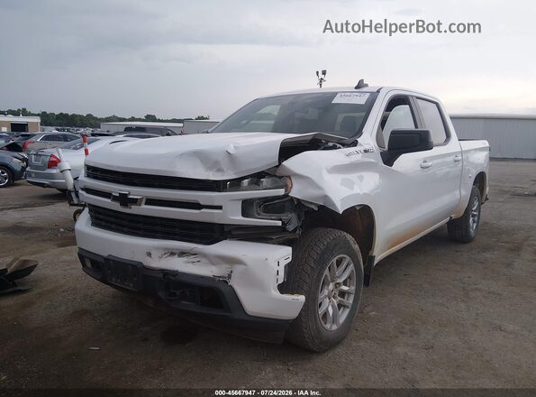 1GCUYEEDXMZ239317 2021 CHEVROLET SILVERADO White Вид спереду