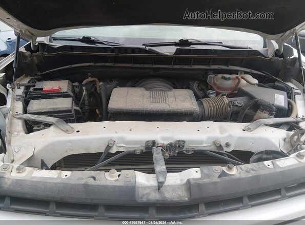 1GCUYEEDXMZ239317 2021 CHEVROLET SILVERADO White Вид ззаду