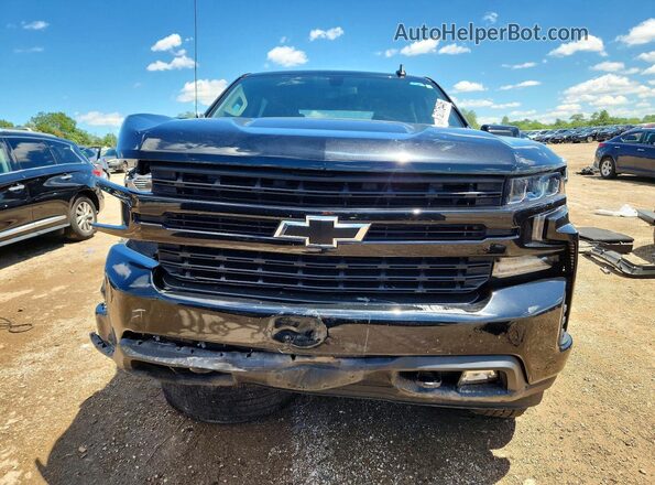 1GCUYEEDXNZ100192 2022 CHEVROLET SILVERADO Black Vista frontal
