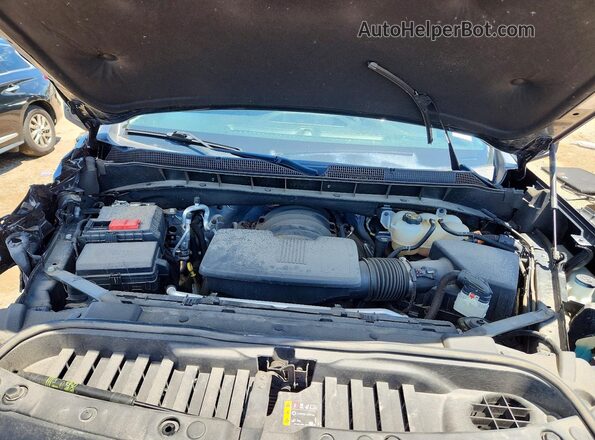 1GCUYEEDXNZ100192 2022 CHEVROLET SILVERADO Black Vista interior trasera
