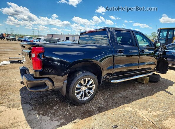 1GCUYEEDXNZ100192 2022 CHEVROLET SILVERADO Black Trasero derecho