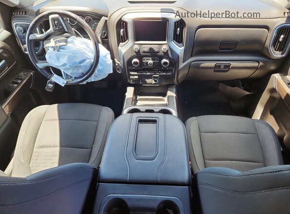 1GCUYEEDXNZ100192 2022 CHEVROLET SILVERADO Black Vista del salpicadero