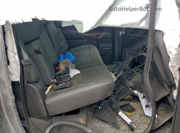 1GCUYEEL2MZ254367 2021 CHEVROLET SILVERADO Gray Rear seats view
