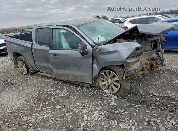 1GCUYEEL2MZ254367 2021 CHEVROLET SILVERADO Gray Front right