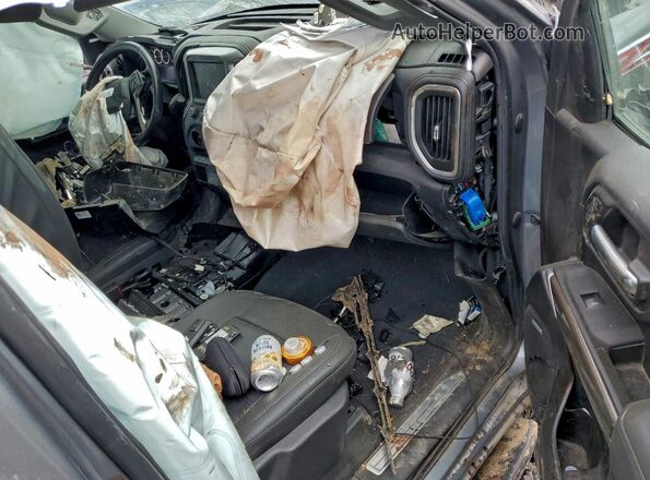 1GCUYEEL2MZ254367 2021 CHEVROLET SILVERADO Gray Dashboard view