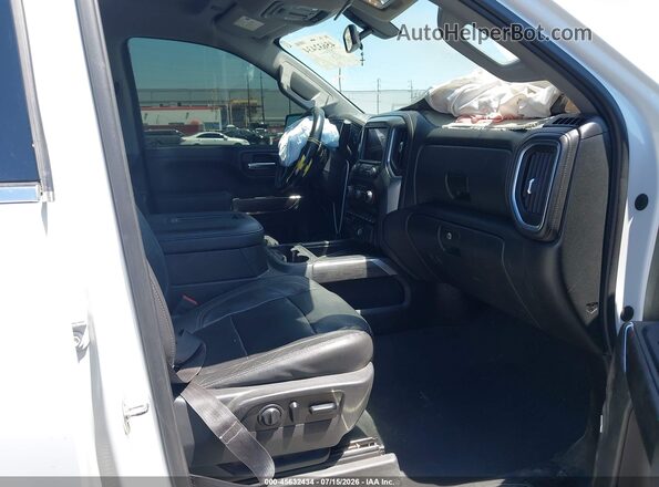 1GCUYGED1KZ204898 2019 CHEVROLET SILVERADO White Вид салону спереду