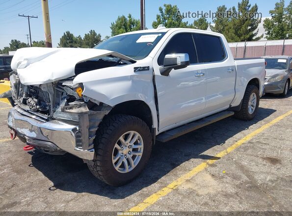 1GCUYGED1KZ204898 2019 CHEVROLET SILVERADO White Передня ліва чверть