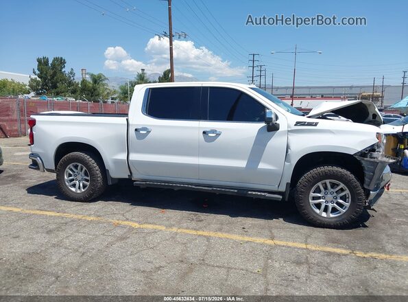 1GCUYGED1KZ204898 2019 CHEVROLET SILVERADO White Вид задньої частини салону