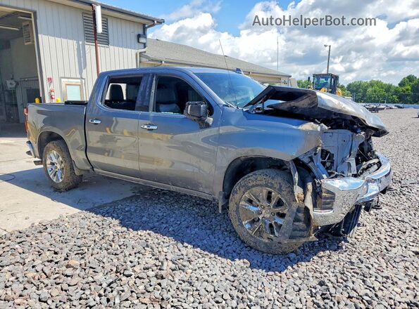 1GCUYGED1MZ149131 2021 CHEVROLET SILVERADO Gray Передня права чверть