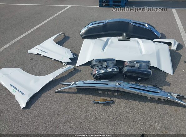 1GCUYGED2MZ183580 2021 CHEVROLET SILVERADO White Вид щитка приладів