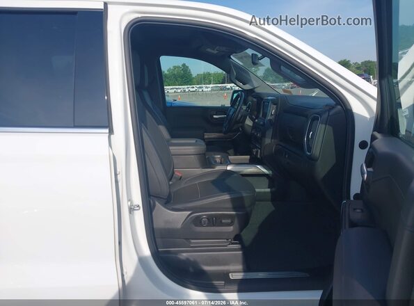 1GCUYGED2MZ183580 2021 CHEVROLET SILVERADO White Вид салону спереду