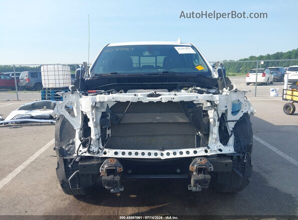 1GCUYGED2MZ183580 2021 CHEVROLET SILVERADO White Вид задньої частини салону