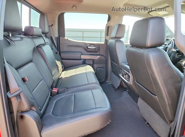1GCUYGEL5KZ169810 2019 CHEVROLET SILVERADO Red Հետևի նստատեղերի տեսք