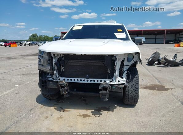 1GCUYGEL5LZ282318 2020 CHEVROLET SILVERADO White Вид задньої частини салону