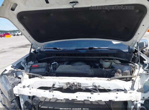 1GCUYGEL5LZ282318 2020 CHEVROLET SILVERADO White Вид ззаду