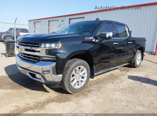 1GCUYGEL6KZ110796 2019 CHEVROLET K1500 Черный Передняя левая четверть