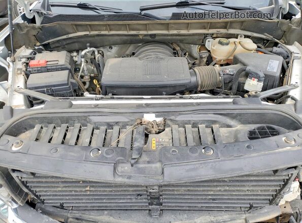 1GCUYGEL6MZ398418 2021 CHEVROLET SILVERADO White Widok wnętrza z tyłu