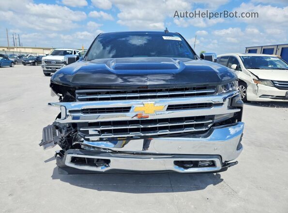 1GCUYGELXNZ153607 2022 CHEVROLET SILVERADO Black Դիմացի տեսք