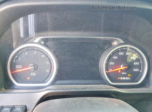 1GCUYGET1MZ140193 2021 CHEVROLET SILVERADO Silver Սարքավորումների վահանակի տեսք