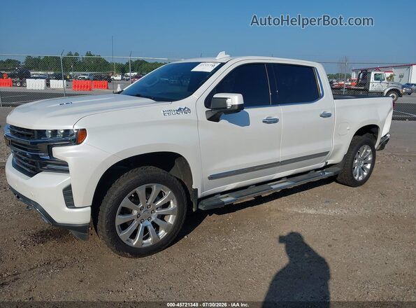 1GCUYHED9KZ157674 2019 CHEVROLET SILVERADO White Front left