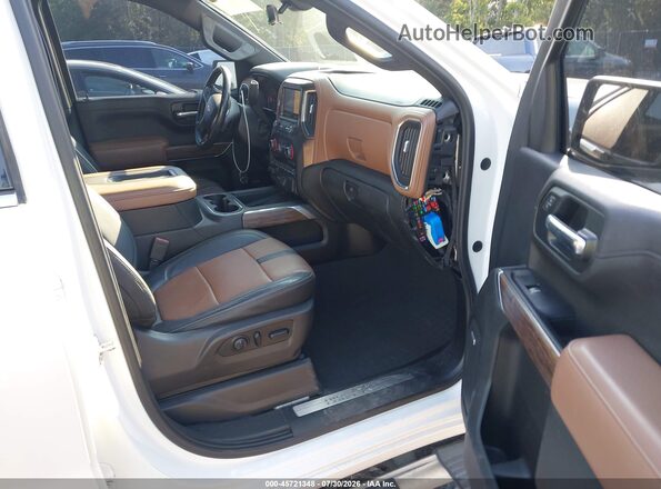 1GCUYHED9KZ157674 2019 CHEVROLET SILVERADO White Front interior view