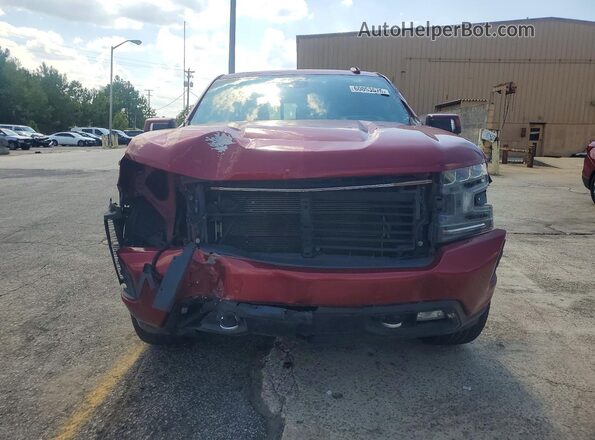 1GCUYHED9KZ413201 2019 CHEVROLET SILVERADO Красный Вид спереди